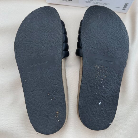 Isabel Marant Hellea Slides in Black, size 35 - Picture 3 of 8